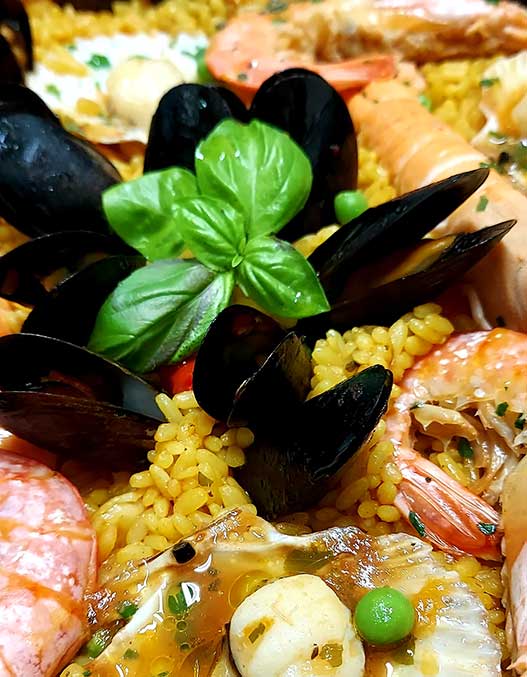 Paella valenciana asporto